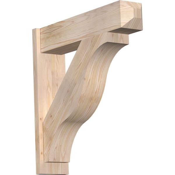 Ekena Millwork Funston Smooth Craftsman Outlooker, Douglas Fir, 7 1/2"W x 32"D x 32"H OUT08X32X32FST04SDF - main